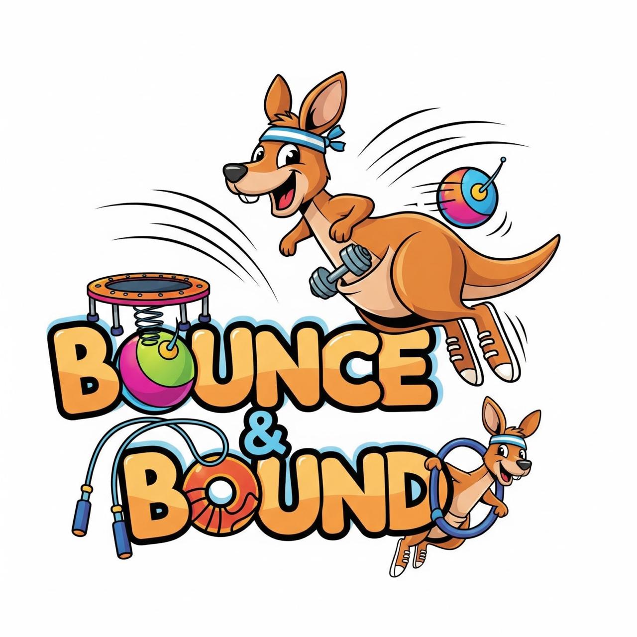 Mascot Cartoon Kangaroo Playing